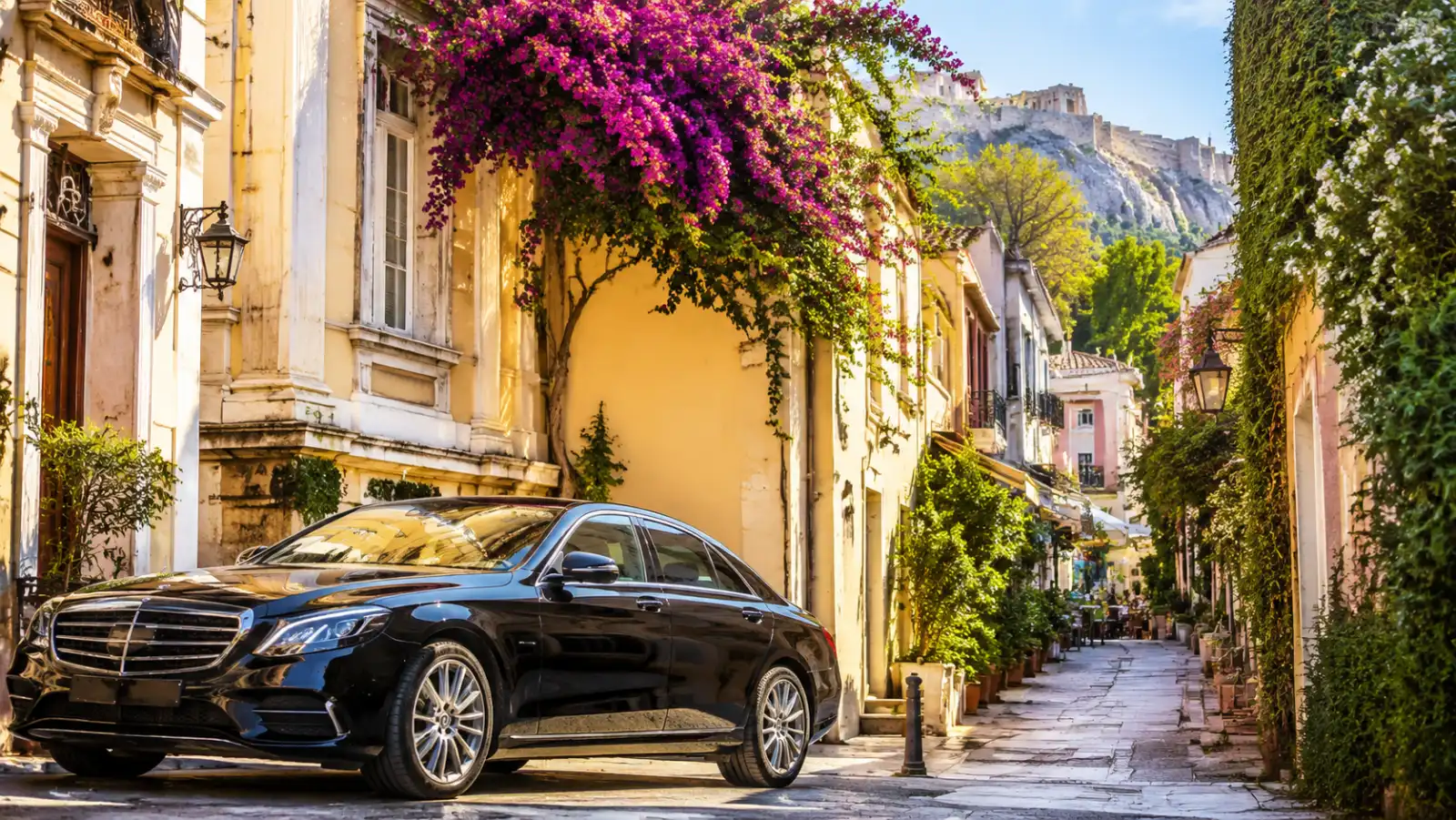 Athens Airport to Plaka: €40 Taxi, €9 Metro, 35–75 Min