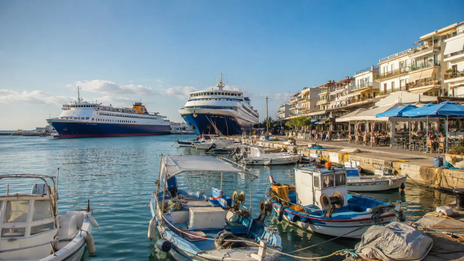 Athens Airport to Rafina Port: €3–€55, 20–30 Min